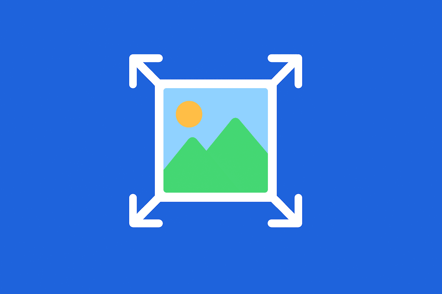 quick image resizer logo